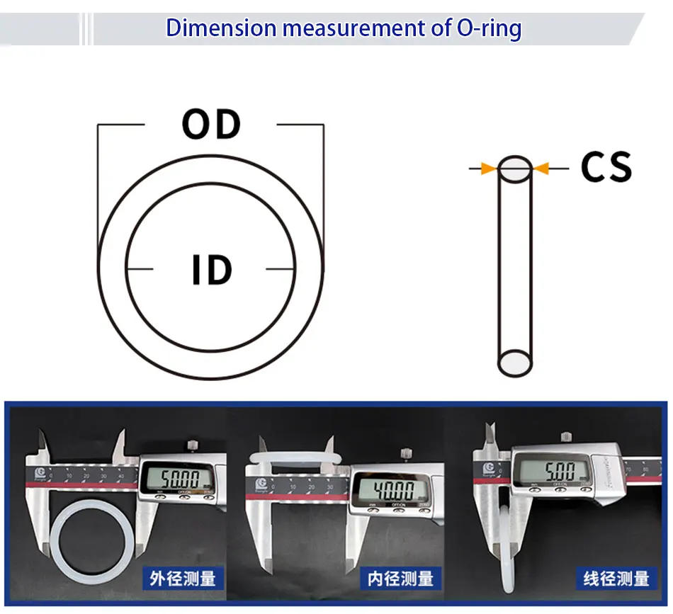 Description Picture 6 of itemThickness 1/1.5/1.9/2.4/3.1mm White Ring Silicone ORing Seal Silicon Sealing O-ring VMQ Washer oring Assortment Kit Set Oring-.-