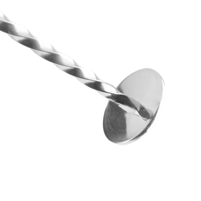 Description Picture 4 of itemStainless Steel Mixing Spoon Long Handle Stirring Spoon Drink Stirrers Cocktail Spoons Spiral Pattern Bar Cocktail Shaker Spoon