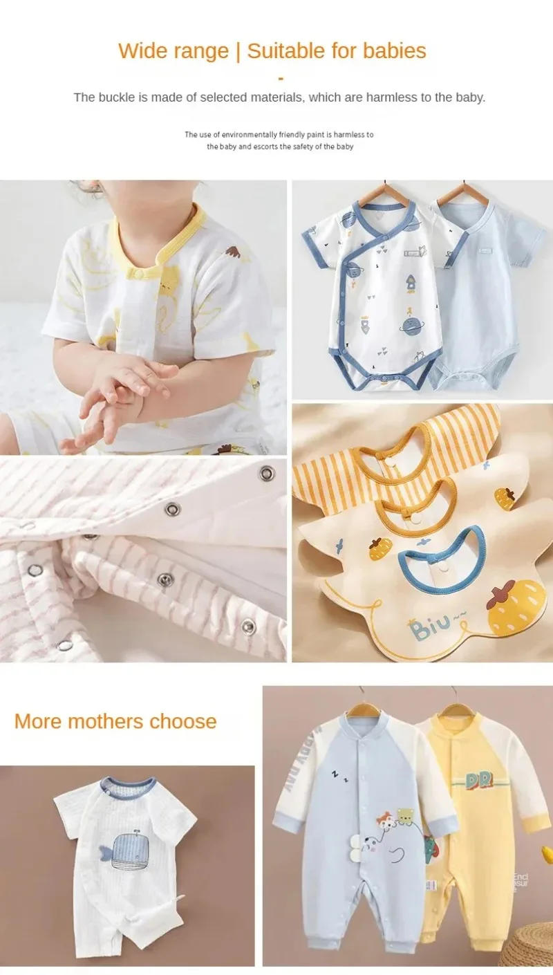 Description Picture 4 of itemPlier Tool 50/100 Set Colorful Metal Sewing Buttons Hollow/Solid Prong Press Studs Snap Fasteners for Installing Clothes Bags