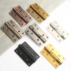 4 "5" Stainless Steel Invisible Door Hydraulic Hinge Household Cabinet Cabinet Door Rebound Self-closing Spring Hinge