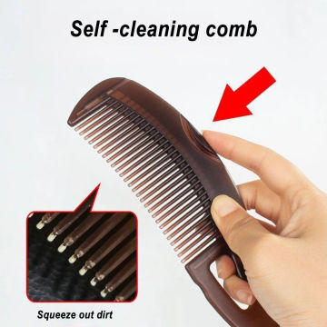 Anti-Dandruff Massage Comb Gift Anti-Static Anti Tangling Hair Brush Hollow Parting Comb Hair