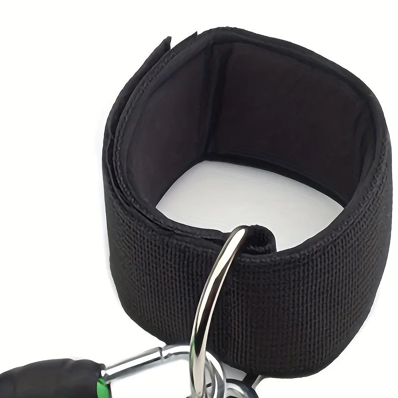 Description Picture 4 of item1 PC Leg Strength Trainer Fastener Fitness Foot Ring Foot Buckle Ankle Strap Stretch Resistance Band Pull Cord Accessories