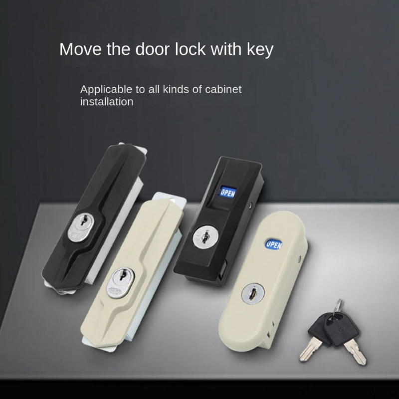 Description Picture 2 of itemNew Zinc Alloy File Cabinet Lock Anti-theft with Key Sliding Door Lock Furniture Security Drawer Lock File Cabinet