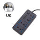 Black UK Plug