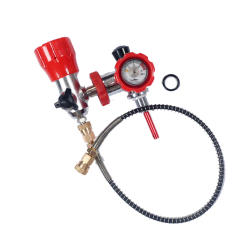 TUXING Fill Station Diving Valve Adapter Carbon Fiber Tank Valve High Pressure Gas Refilling Big Tank To Small Cylinder M18*1.5