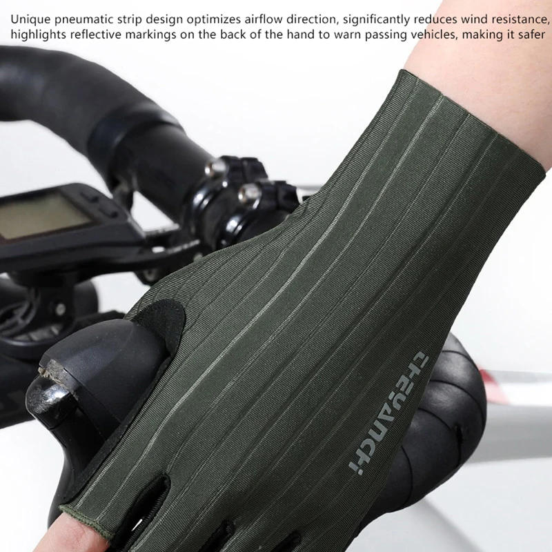 Description Picture 3 of itemWith Extended Wrist Guard Riding Cycling Half Finger Gloves Men Women Breathable Anti-slip Glove Fitness Sport Training Gloves