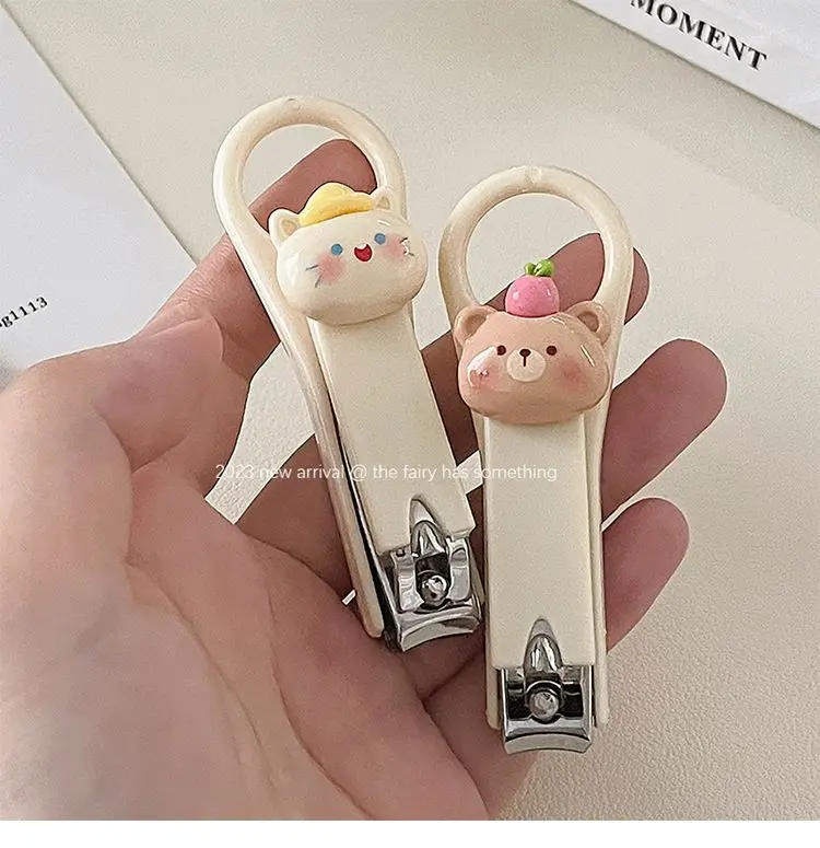 Description Picture 2 of itemNew Cute Bear Nail Clippers for Girl Women Boy Heart Portable Children's Nail Clippers Clippers Trimmers Nail Art Tool Wholesale
