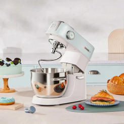 Hauswirt 5L Dough Mixer 220V Table Kneading Machine Fully Automatic Multifunctional Mixer Machine Egg Beater Food Processors