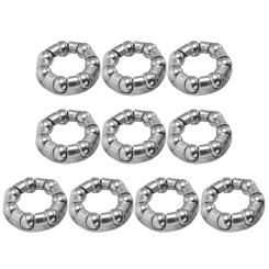 10x Bicycle Front Rear Wheel Axle 1/4 Inch x 7 Ball Bearings MTB Bike Wheel Hub Bearings Cycling Riding Equipment