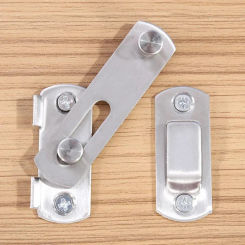 A Type Latch Stainless Steel Bolt Door Buckle 70x50mm For Cabinet Fitting Sliding Door Lock Home Security Door Hardware