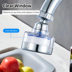 Faucet Splash Filter Kitchen Rotatable Tap Bubbler Extender Adapter Faucet Purifier Sprayer Head Shower Head Diffuser Spray