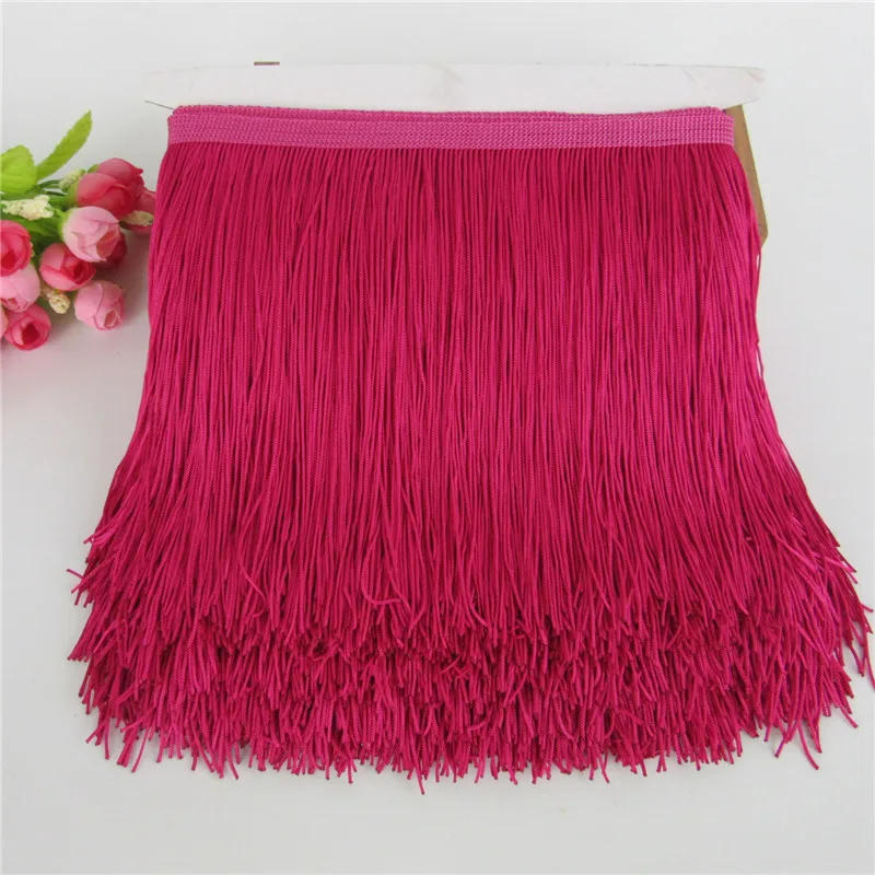 Description Picture 4 of item10/15/20/30cm Yard Lace Trim Tassel Fringe DIY Latin Dress Stage Clothes Accessories Decorative Tassels for Curtains Lace