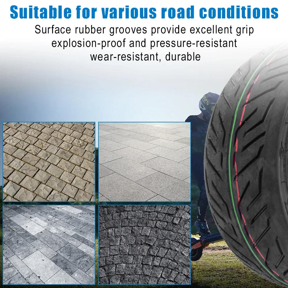 Description Picture 6 of item10x3.00-6 Vacuum Tire for Zero 11X Kaabo Wolf Electric Scooter Kugoo M4 Pro Kickscooter 10x3.0 CST Wear Resistant Tubeless Tyre