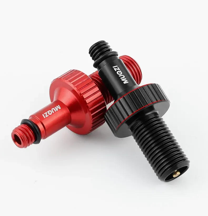 Description Picture 5 of itemMUQZI MTB Bike Rear Shock Absorber Valve Core Adapter Suspension Parts  Repair Tools Anti-Leakage Aluminum Alloy Converter