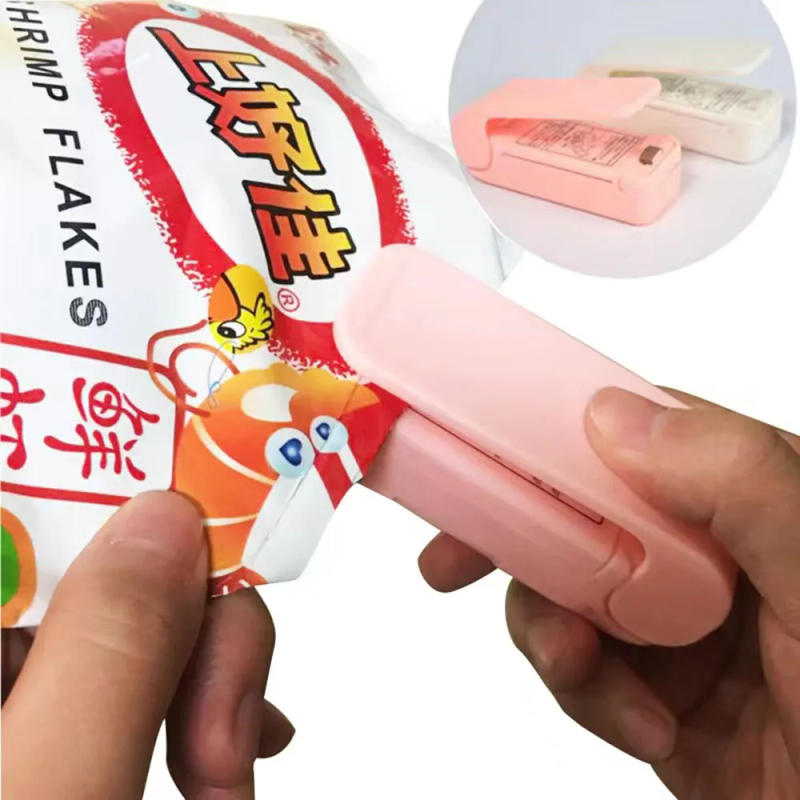 Description Picture 4 of itemPortable Heat Bag Sealing Machine Food Bag Closure Clip Mini Packing Heat Sealer Plastic Package Storage Bag Clip Snack Kitchen