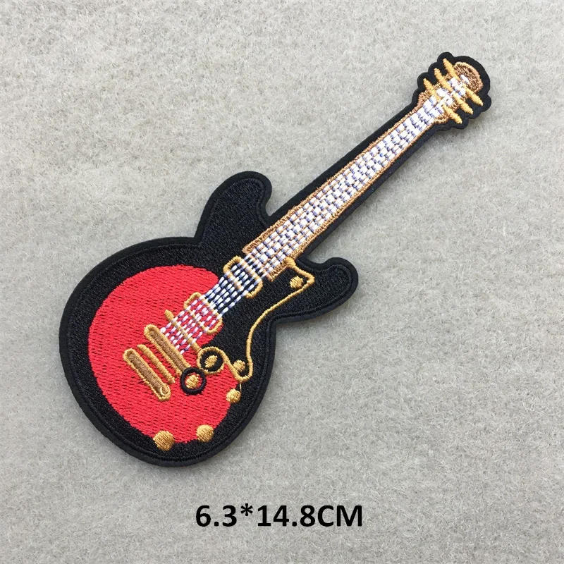 Description Picture 6 of itemRock Band Music Patches Clothes Embroidery Patches Badges Applique Stripes Jacket Jeans DIY Iron on for Clothing Stickers
