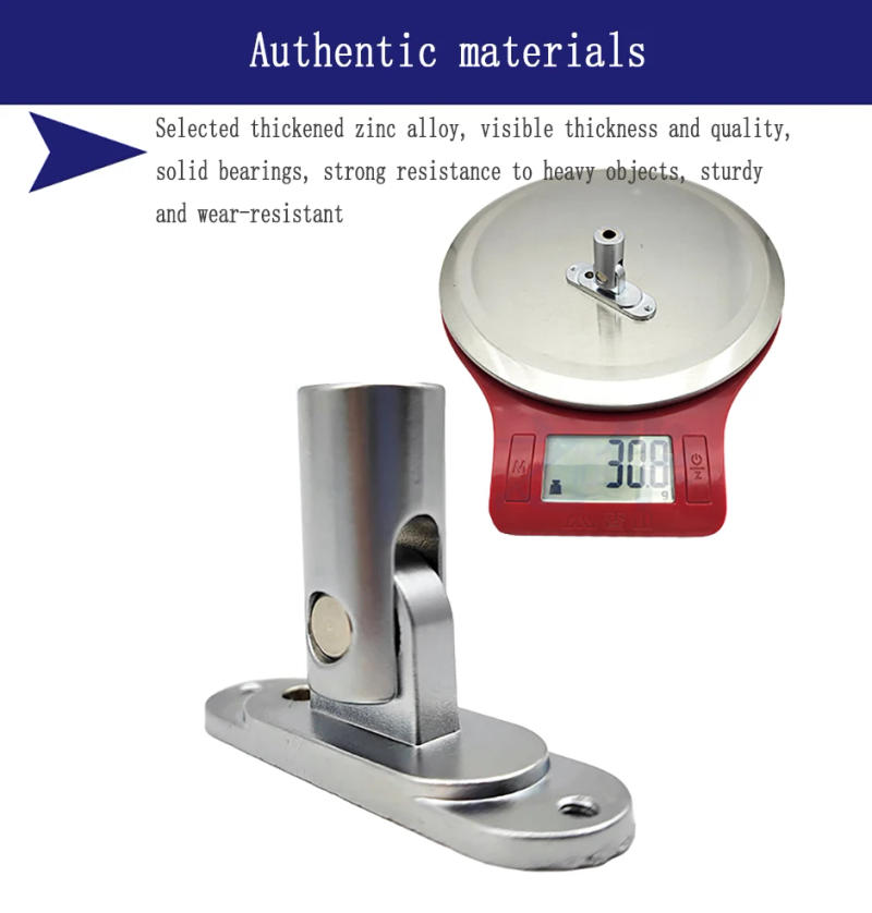 Description Picture 3 of item1PCS 180° Rotating Damping Bracket Connector Can Pass Through The Wire Fold The Table Lamp Shaft Freely Stop The Hinge Freely