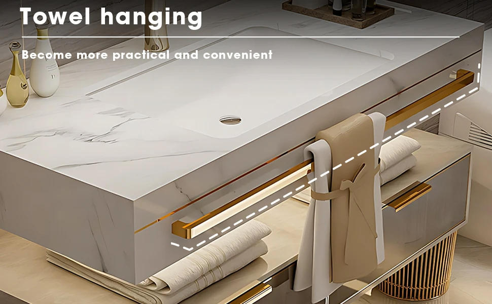 Description Picture 3 of itemWashroom Vanity Modern Bathroom Vanity Set Modern Bathroom Modern Design Double Sink Bathroom Cabinets