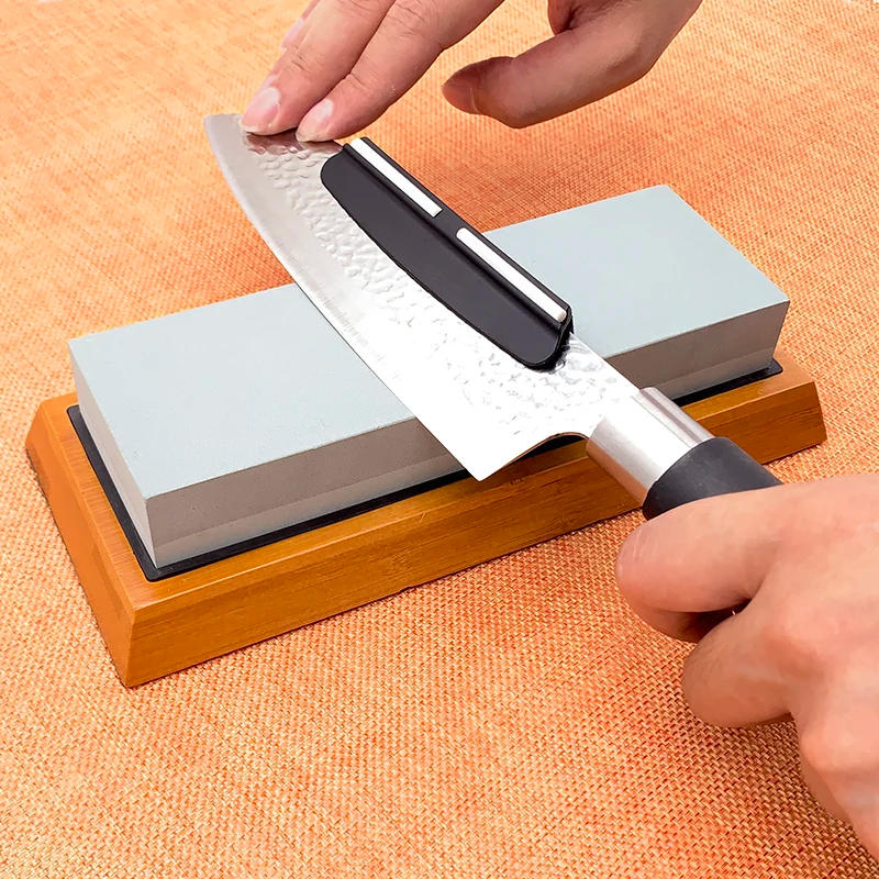 Description Picture 6 of itemProfessional Plastic Angle Guide Sharpening Stone Accessories Kitchen Knife Sharper Blade Sharp Diamond Tools Knife Sharpener
