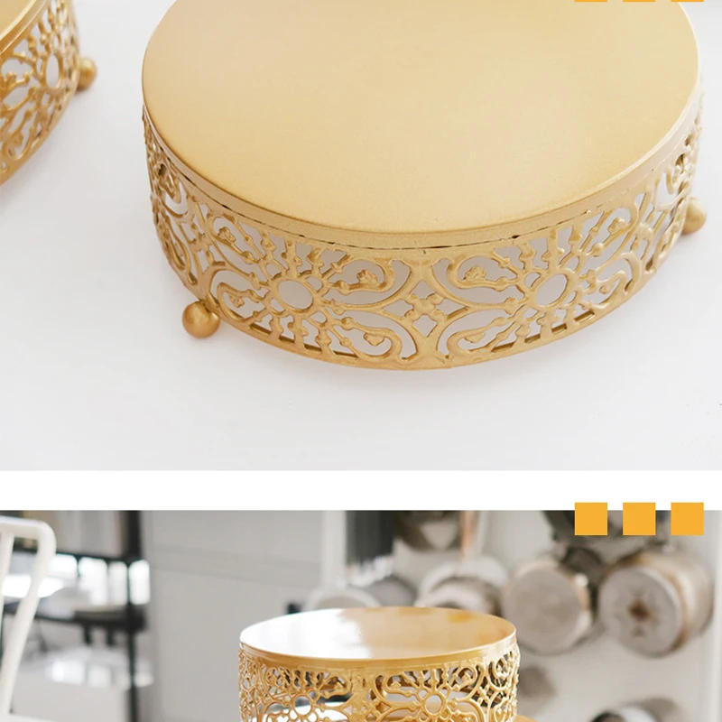 Description Picture 6 of item8/10/12 Inch Metal Cake Stand Holder Dessert Cupcake Pastry Cakes Display Plate Tray Serving Platter for Wedding Birthday Party