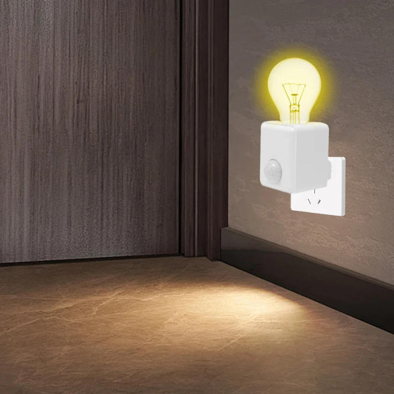 Description Picture 5 of itemNew AC110-220V Wall Mounted LED Human Infrared Sensor Lamp Holder Intelligent Delay E27 Screw Port Sensor Lamp Head Adapter