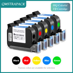 Prime TIJ Cartridge 12.7mm Inkjet Printer Cartridge Original Fast Drying Black Red Yellow Blue Green Water-proof Solvent Ink