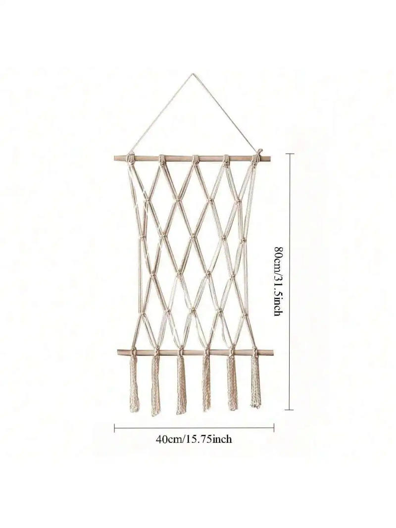 Description Picture 3 of itemDIY Bohemian Style Photo Wall Material Kit Tapestry Handmade Rope Photo Wall Decoration Wall Hanging Gifts Birthday Graduation