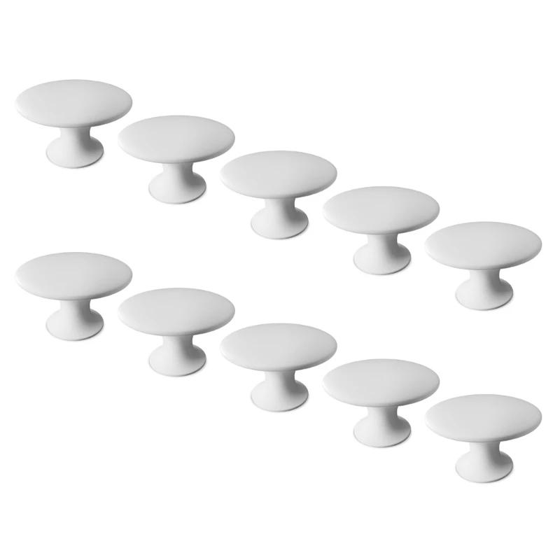 Description Picture 3 of itemBundle of 10 Adhesive Furniture Hardware Knobs Wardrobe Door Finger Pulls Handle Dropship