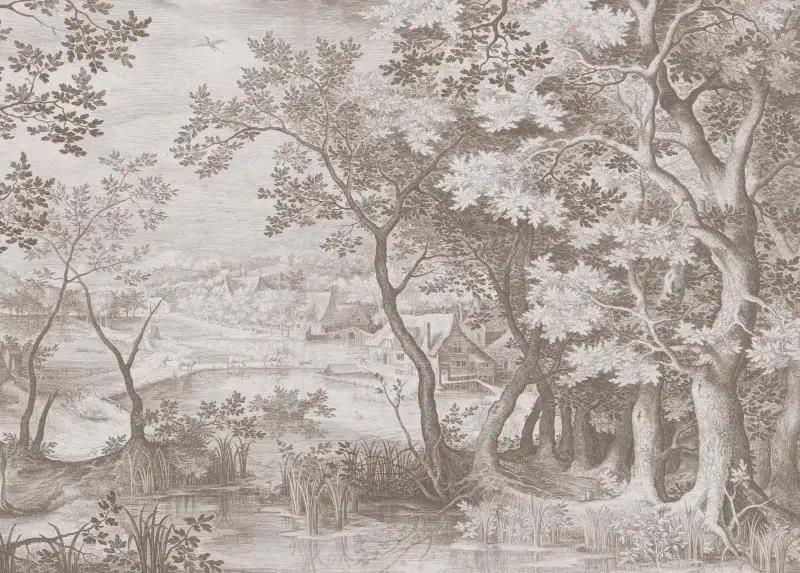 Description Picture 5 of itemCustom European French Forest Landscape Wallpapers for Living Room Bedroom TV Background stickers 3D Wallpaper for Wall Painting