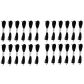 24PCS black