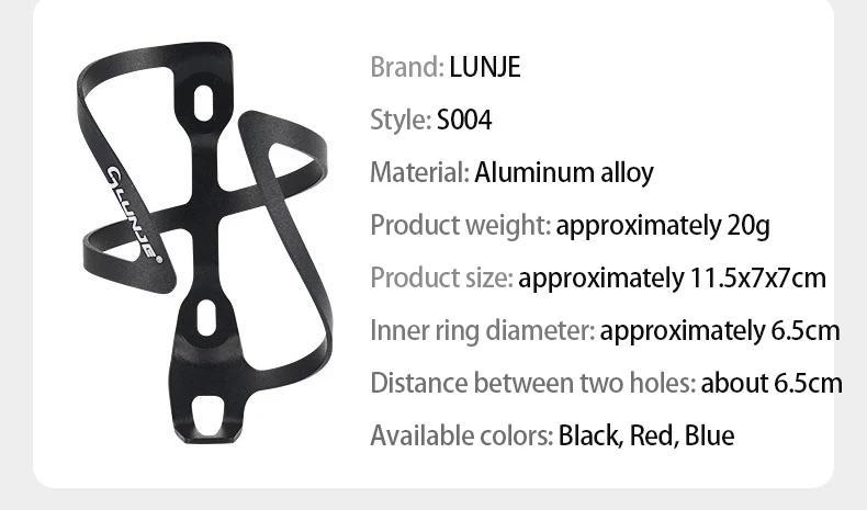 Description Picture 3 of itemMTB Bike Water Bottle Holder Ultralight Aluminum Alloy Bicycle Bottle Cages Lightweight Cycling Bottle Bracket Bike Parts