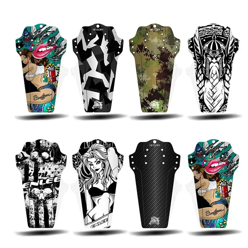 Description Picture 2 of item1/2PCS Bicycle Fenders Road Mountain Bike Mudguard Carbon Fiber Pattern Bike Fender Front/Rear Tire Mud Guards Cycling Accessory