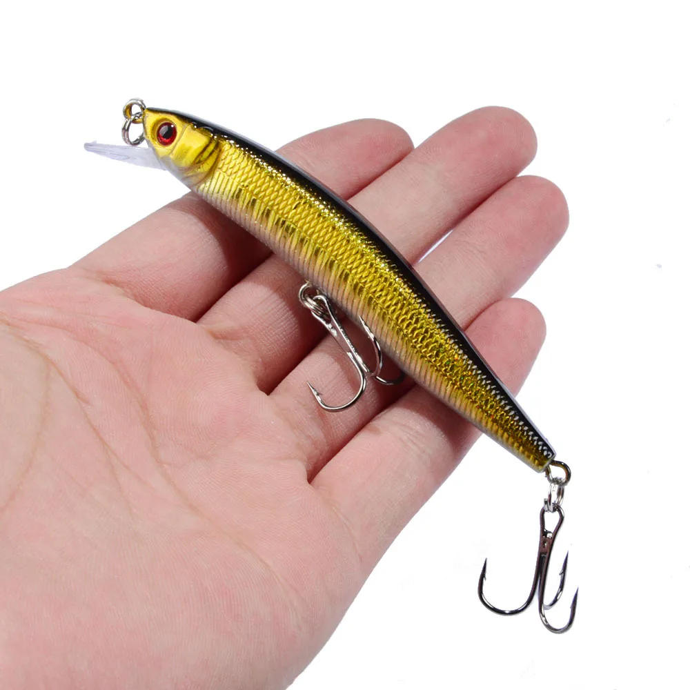 Description Picture 6 of item1Pcs Japanese Minnow Fishing Lures Floating Hard Bait95mm 7g Artificial Bait Wobbler Crankbait Carp Perch Pesca Fishing Tackle