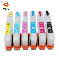 6Color/Set 24XL Refill Ink Cartridge for Epson XP55 XP750 XP760 XP850 XP860 XP950 XP960 XP970 Printer with ARC Chip