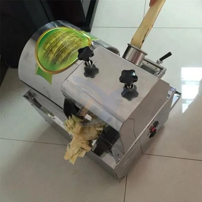 Description Picture 5 of itemSugarcane Juice Machine Electric ZY-T30 Sugar Cane Press Stainless Steel 750W Commercial Squeezer Juicer Desktop Fruit Equipment