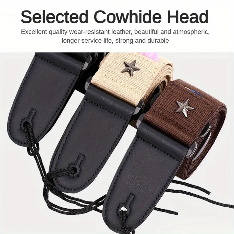 Description Picture 2 of itemElectric Guitar Strap Acoustic Folk Guitarra Belt Straps Guitar Straps Pick Pocket Guitar Accessories，Thicken the mesh paddles