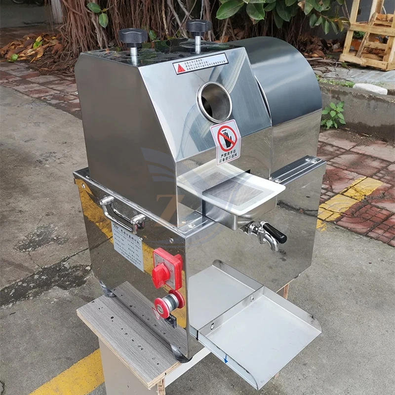 Description Picture 3 of itemSugarcane Juice Machine Electric ZY-T30 Sugar Cane Press Stainless Steel 750W Commercial Squeezer Juicer Desktop Fruit Equipment