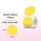 round yellow 50x50mm