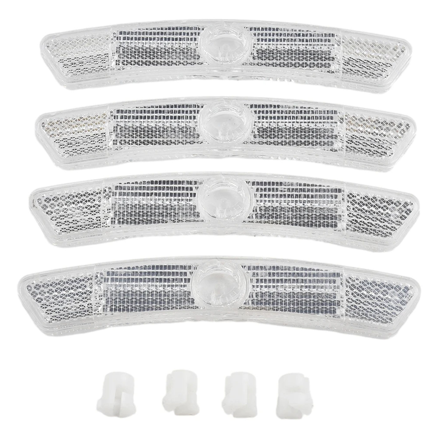 Description Picture 3 of item4pcs Bike Spoke Reflector 25*20mm Steel Fixed Rain Sun Protection Bicycle Parts For Mountain Bike Outdoor Riding Accessories