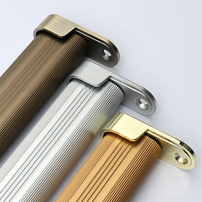 Description Picture 6 of itemWardrobe Rod Bracket Holder Closet Pole End Base Shower Curtain Pole Socket End Support Flange Holder U-Shaped Socket Bracket