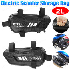 B-SOUL Motorcycle Side Bags Electric Scooter Hanging Bag EVA Hard Shell Cycling Drop Leg Bag Cycling Triangle Pouch Accessories