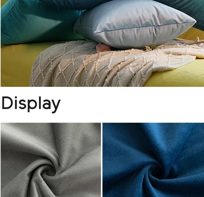 Description Picture 4 of itemPillowcase Decor Home Plaid Throw Pillow Cover for Living Room Sofa 30x50 Nordic Home Decoration Soft Velvet Cushion Covers