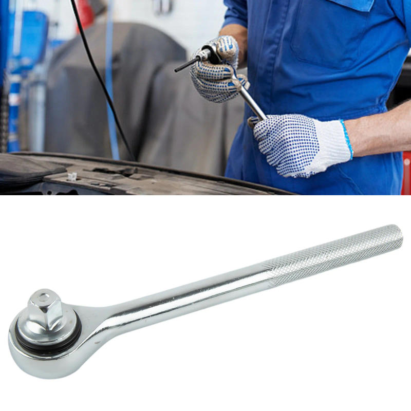 Description Picture 3 of item1/4 3/8 1/2 Wrench Socket Quick Release Square Head Spanner 24 Teeth  Ratchet Tooth High Hardness Chrome Vanadium Steel Wrench