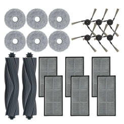 For Dreame X40 X40 Ultra/X40 Pro Robot Vacuum Cleaner Main Side Brush Hepa Filter Mop Cloth Rags Accessories