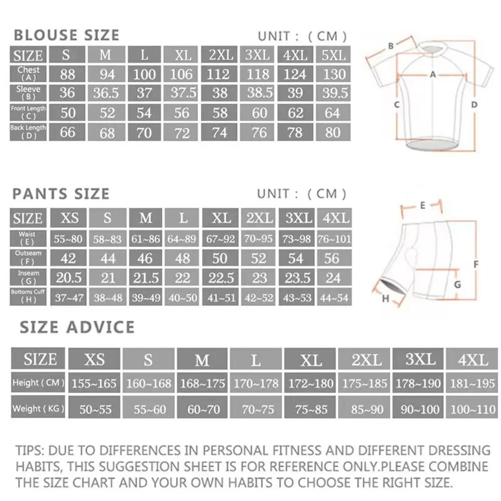 Description Picture 6 of itemCycling Bib Men's Jersey 2023 Summer Mtb Male Clothing Man Bicycle Outfit Set Shorts Uniform Cycle Bike Pants Gel Suit Clothes