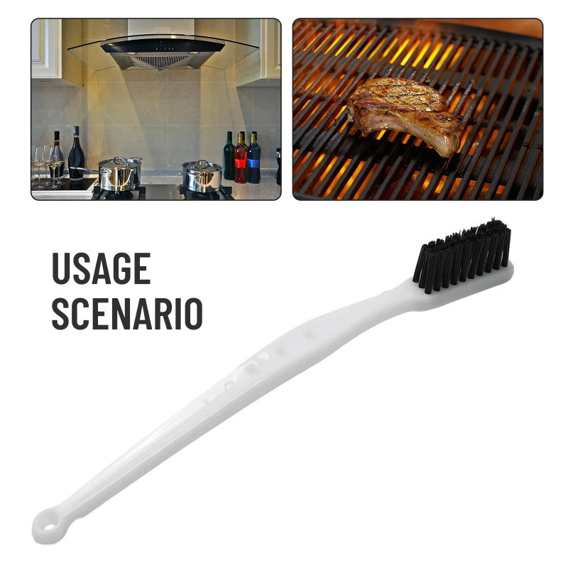 Description Picture 2 of itemBrass Wire Brush White Plastic Handle Stainless Steel Nylon Metal Rust Dirt Cleaning Polishing Brushes Hand Tools Drop Shipping