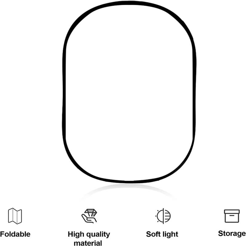 Description Picture 2 of itemSelens White Diffuser Foldable Light Diffuser Light Diffusion Panel Reflector Production Video Studio Photography Portrait Shot