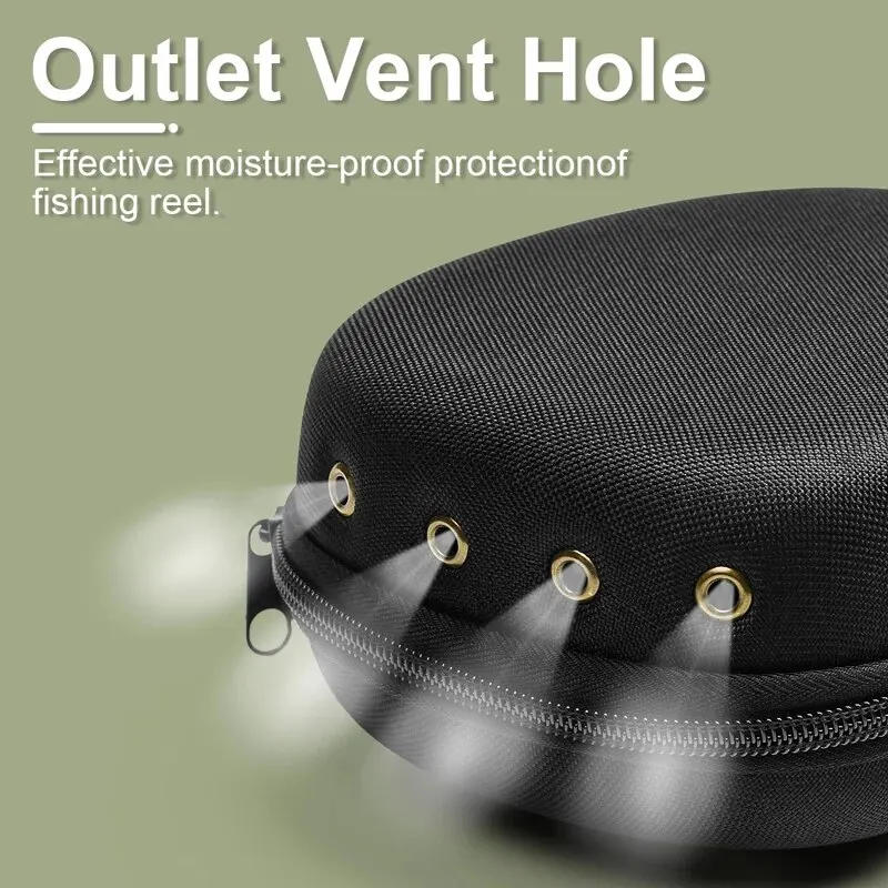 Description Picture 3 of itemJSFUN EVA Fishing Bags Fishing Reel Bag Wheel Protective Cover Baitcasting Trolling Spinning Fishing Reel Case Pouch Box Pesca
