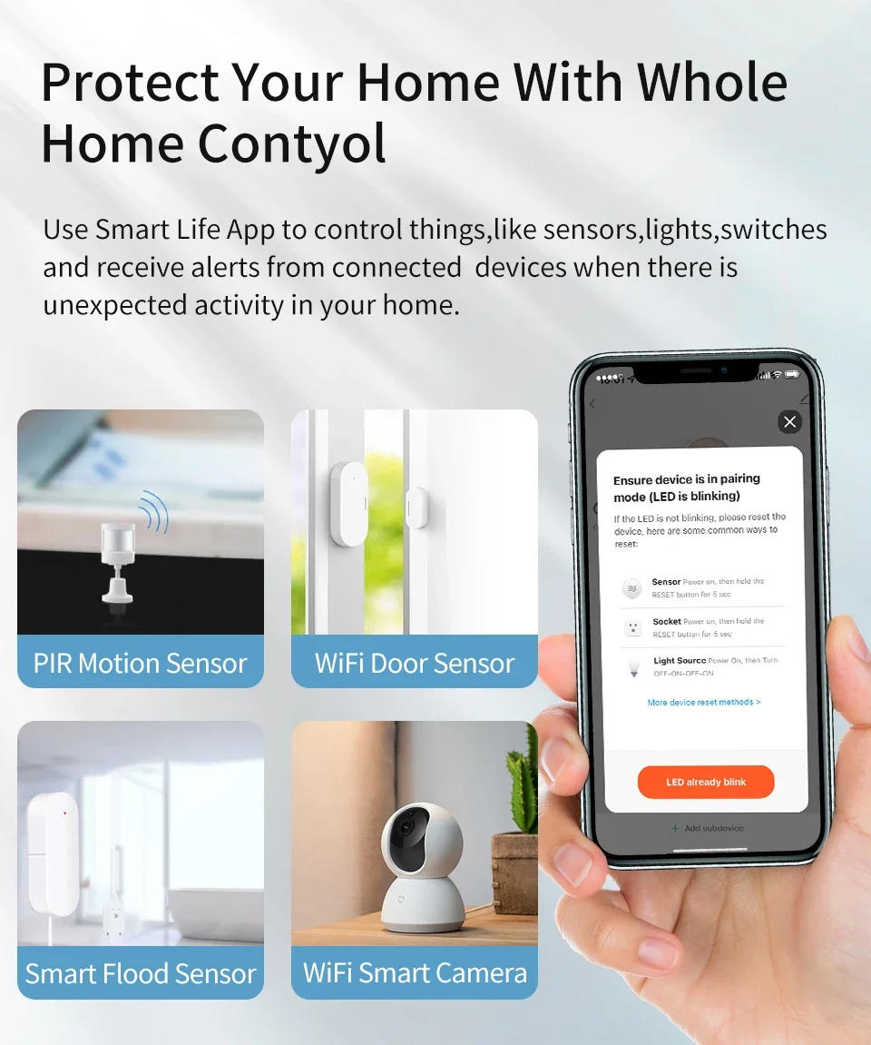 Description Picture 6 of itemTuya ZigBee Bluetooth Multimode Gateway Hub Wireless Smart Home APP Remote Controller Bridge Works With Alexa Google Home