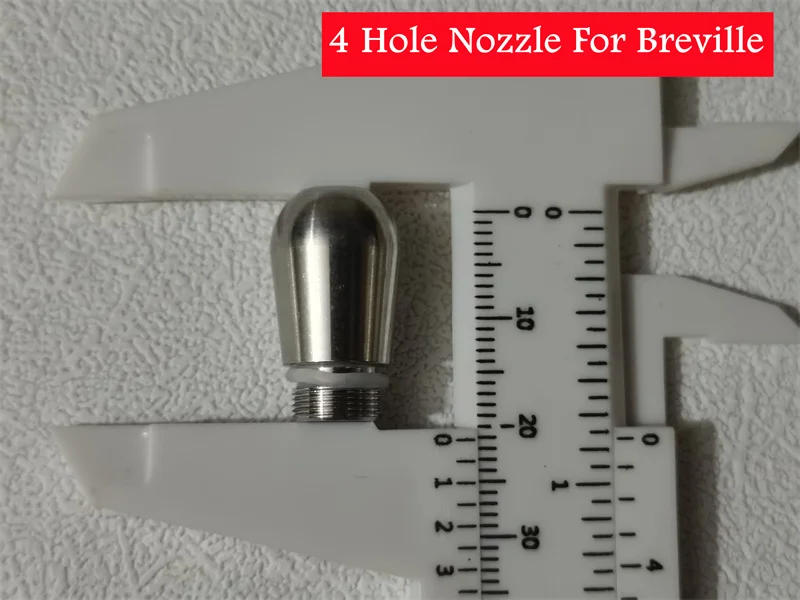 Description Picture 5 of itemFor Breville 3-4-Hole Coffee Machine Steamer Coffee Maker Steam Nozzle Milk Foam Tip Accessories Foaming Replacement